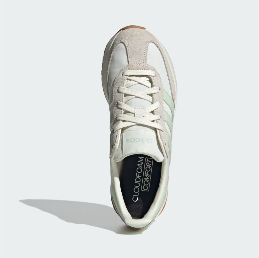 Womens Run 70s 2.0  (Off White/Light Green)