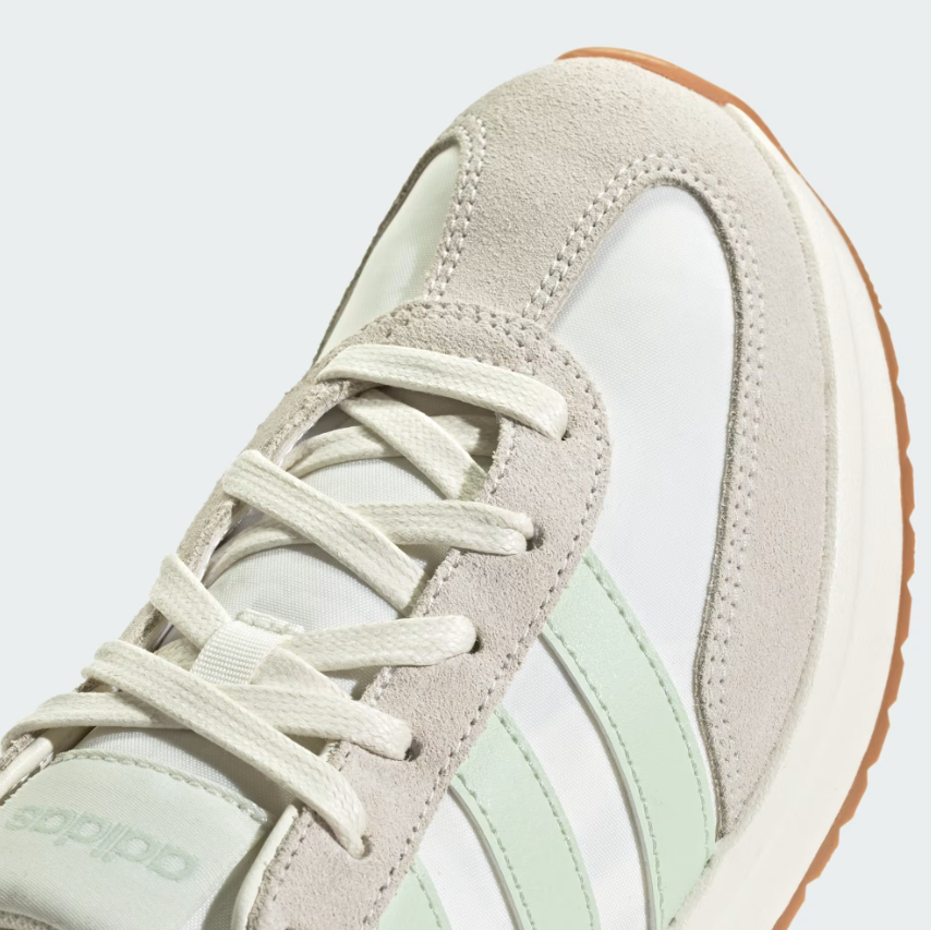 Womens Run 70s 2.0  (Off White/Light Green)