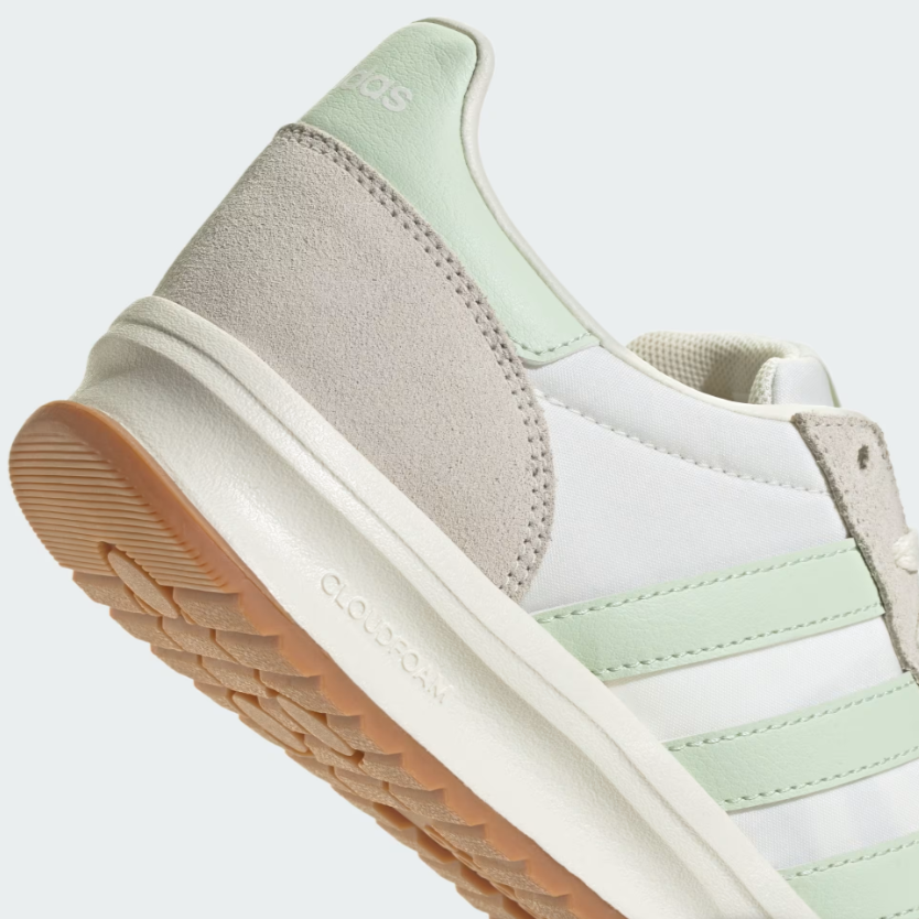 Womens Run 70s 2.0  (Off White/Light Green)