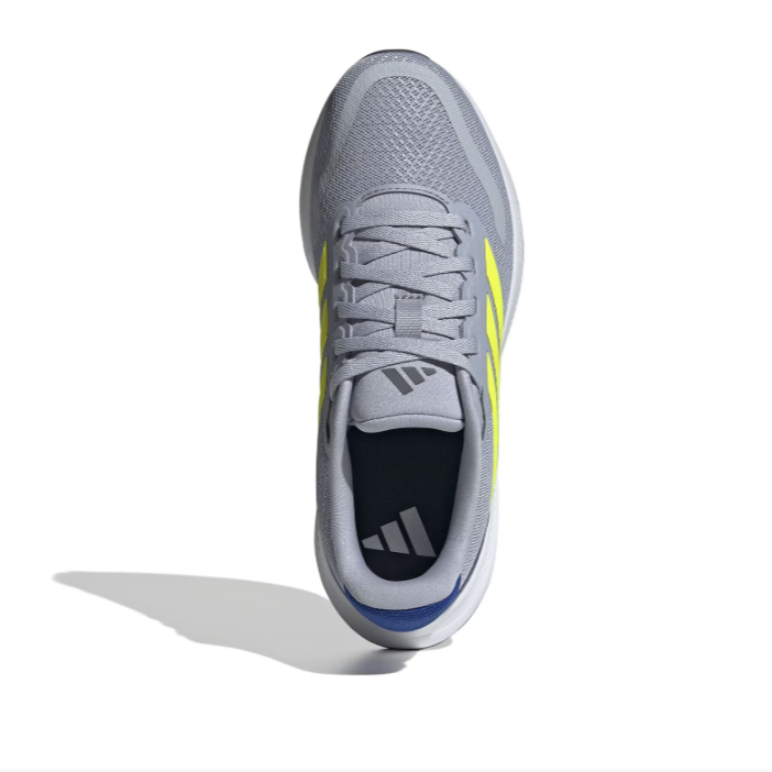 Junior Runfalcon 5 (Halo Silver/Lucid Lemon/Royal Blue)