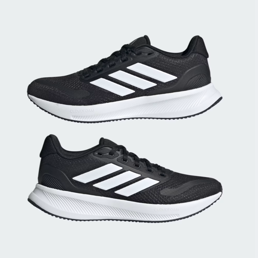 Youth Runfalcon 5 Trainers (Core Black/White)
