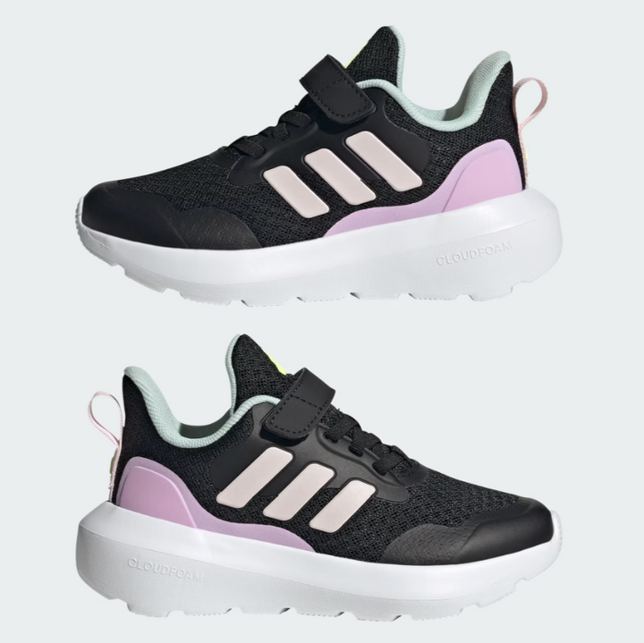 Kids Fortarun 3.0 (Core Black/Clear Mint/Clear Pink)