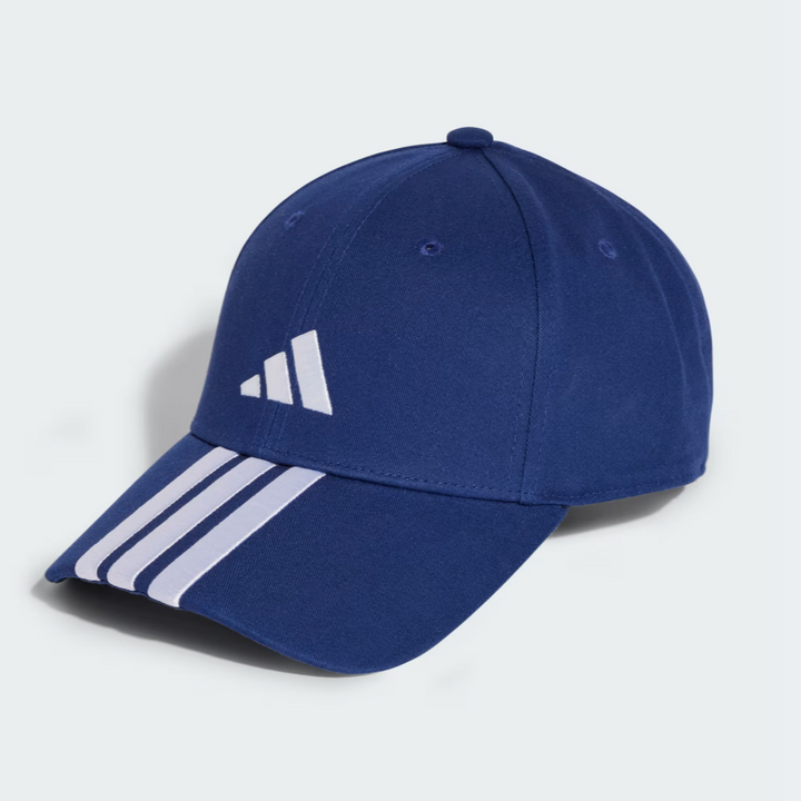 3 Stripe Logo Baseball Cap (Navy/White)