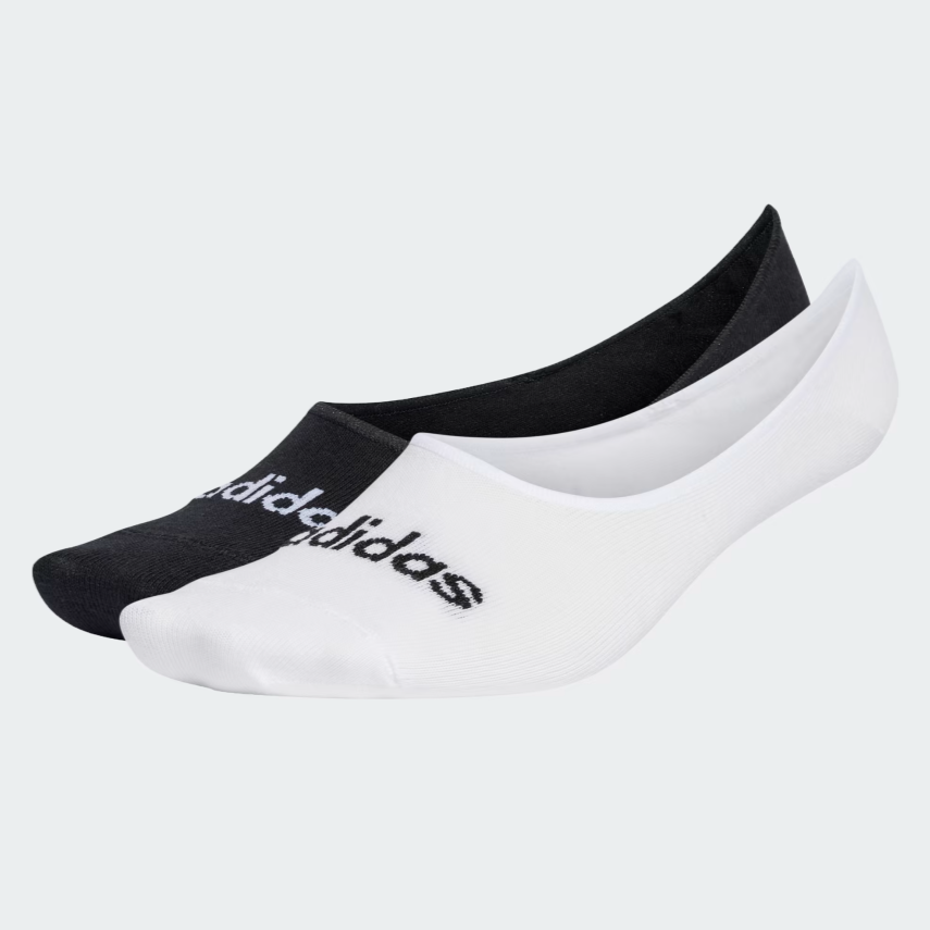 Thin Linear Ballerina Socks (Black/White)