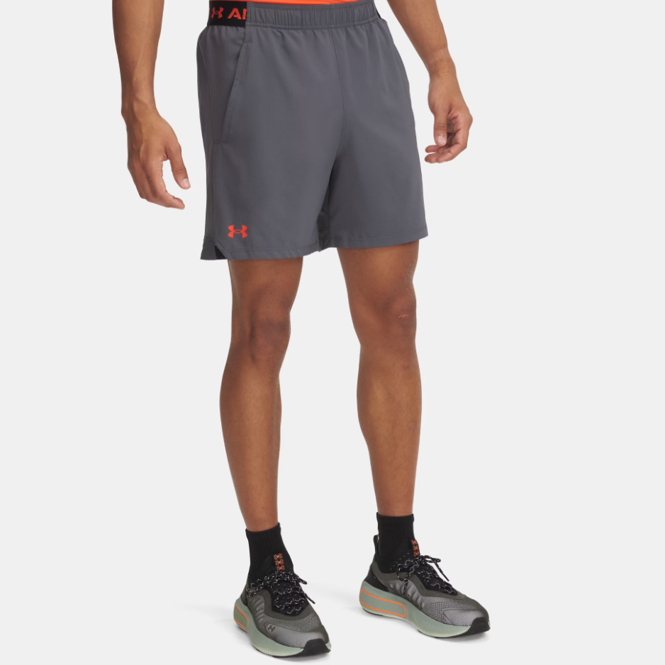 Mens Vanish Woven 6" Shorts (Castlerock/Fire)