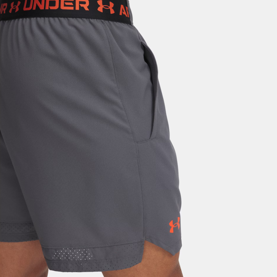 Mens Vanish Woven 6" Shorts (Castlerock/Fire)