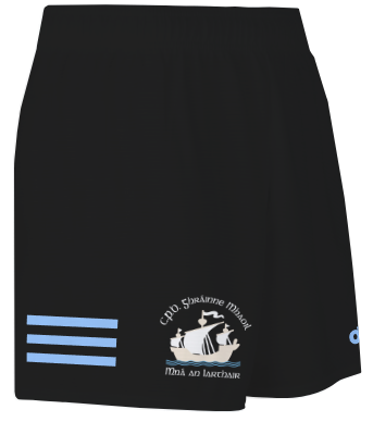 Grainne Mhaols Shorts (Black/SkyBlue)