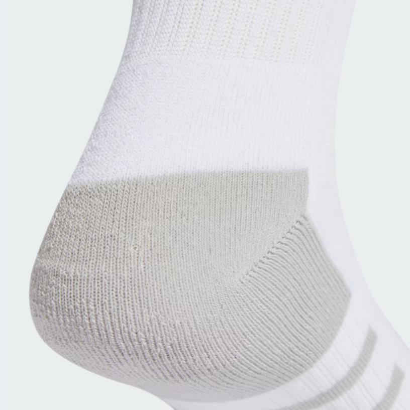 Unisex Essentials Climacool Crew Socks 3 Pairs (White/Grey)