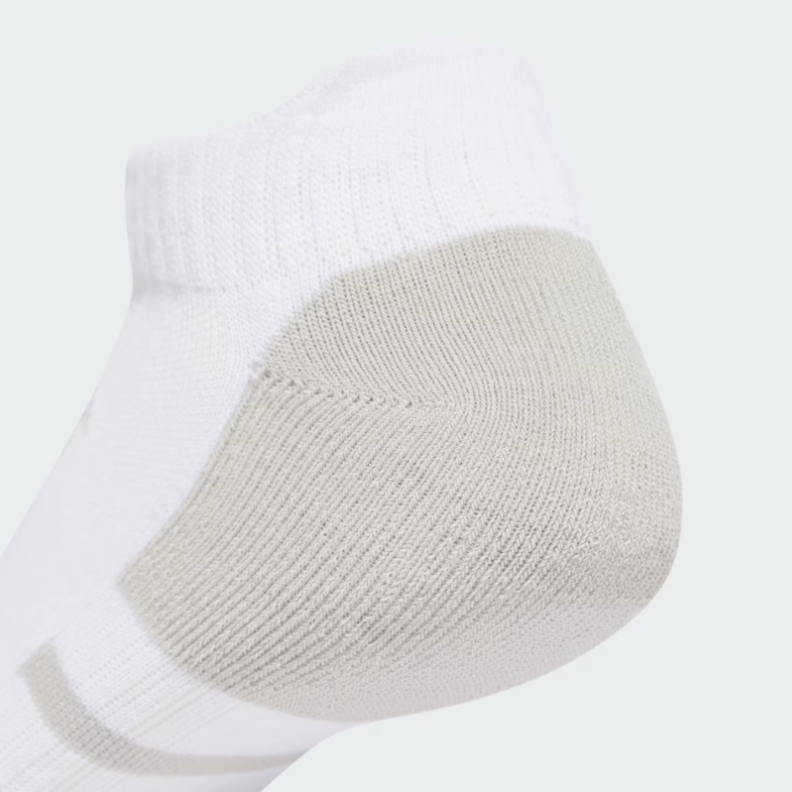 Unisex Essentials Climacool Low Cut Socks 3 Pairs (White/Grey)