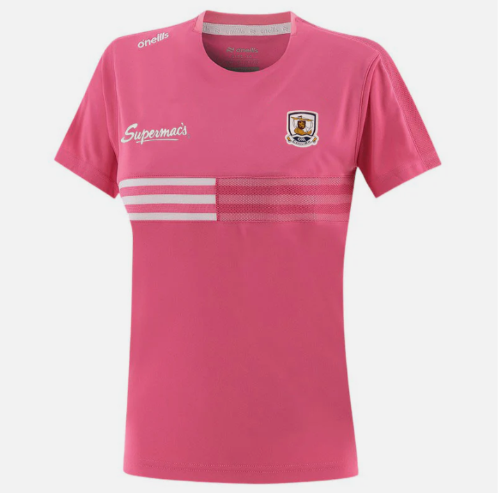 Womens Galway Nepal T-Shirt (Pink/White)
