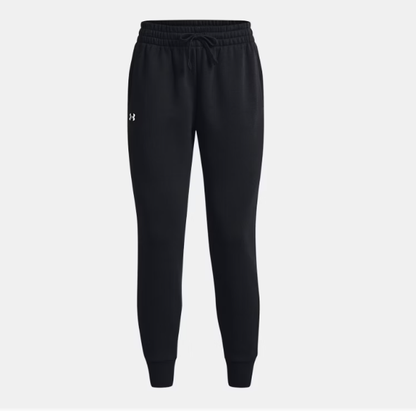 Womens Rival Fleece Joggers (Black/White)