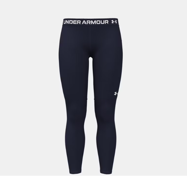 Womens HeatGear Authentic Leggings (Navy)