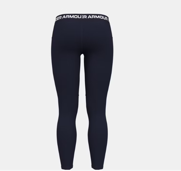 Womens HeatGear Authentic Leggings (Navy)