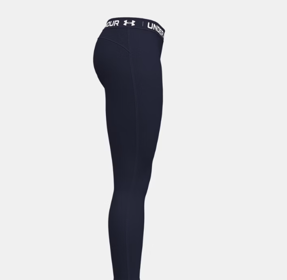 Womens HeatGear Authentic Leggings (Navy)