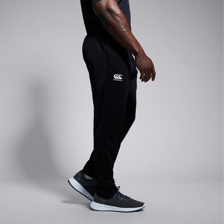 Mens Stretch Tapered Pant (Black)