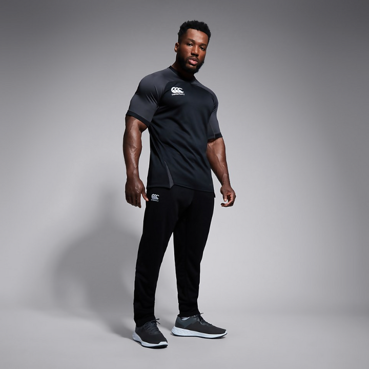 Mens Stretch Tapered Pant (Black)
