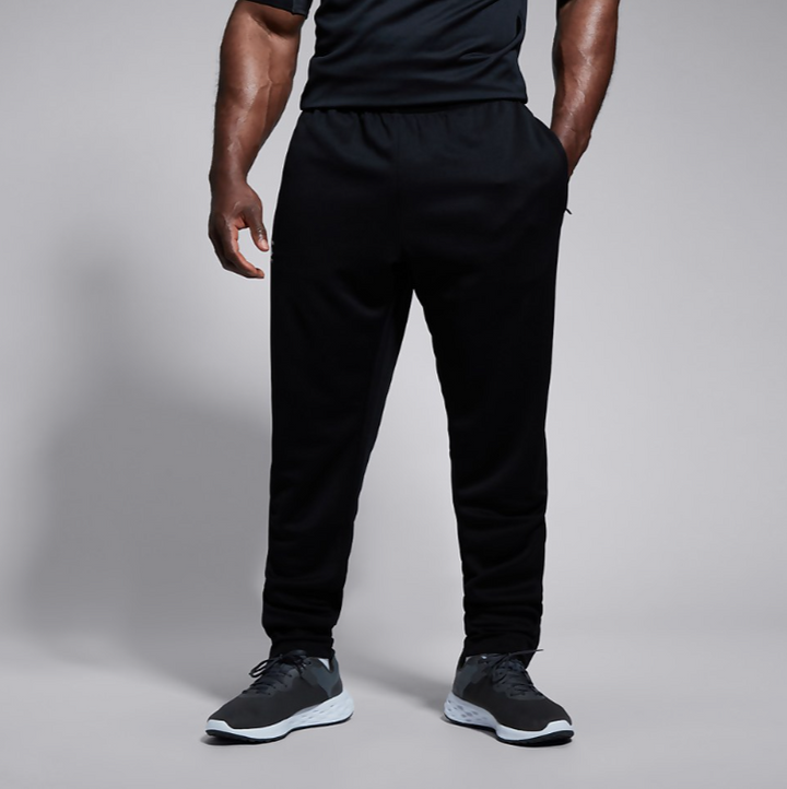 Mens Stretch Tapered Pant (Black)