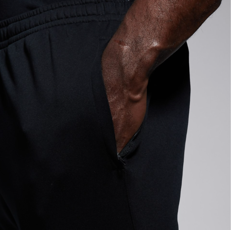 Mens Stretch Tapered Pant (Black)