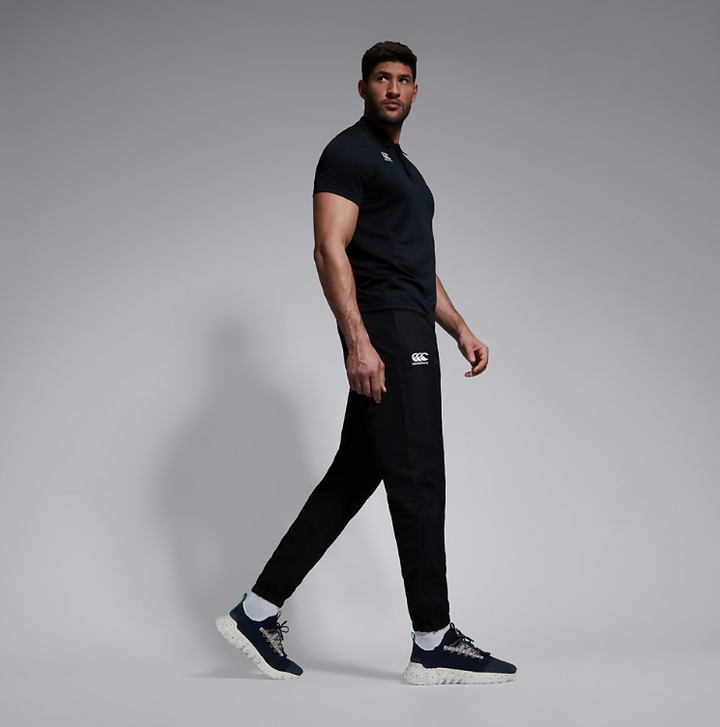Mens Club Tapered Cuff Track Pants (Black)