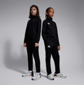 Junior Unisex Stretch Tapered Polyknit Pant (Black)