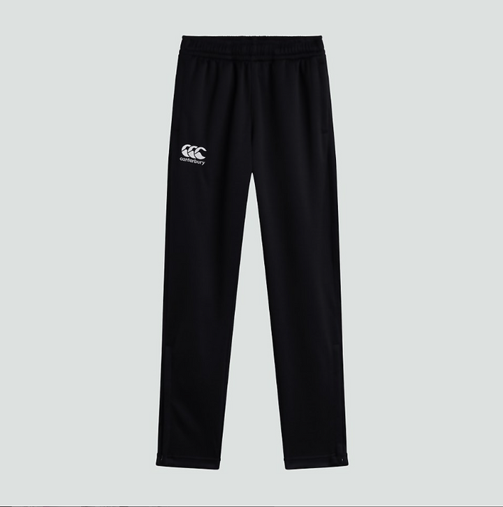 Junior Unisex Stretch Tapered Polyknit Pant (Black)