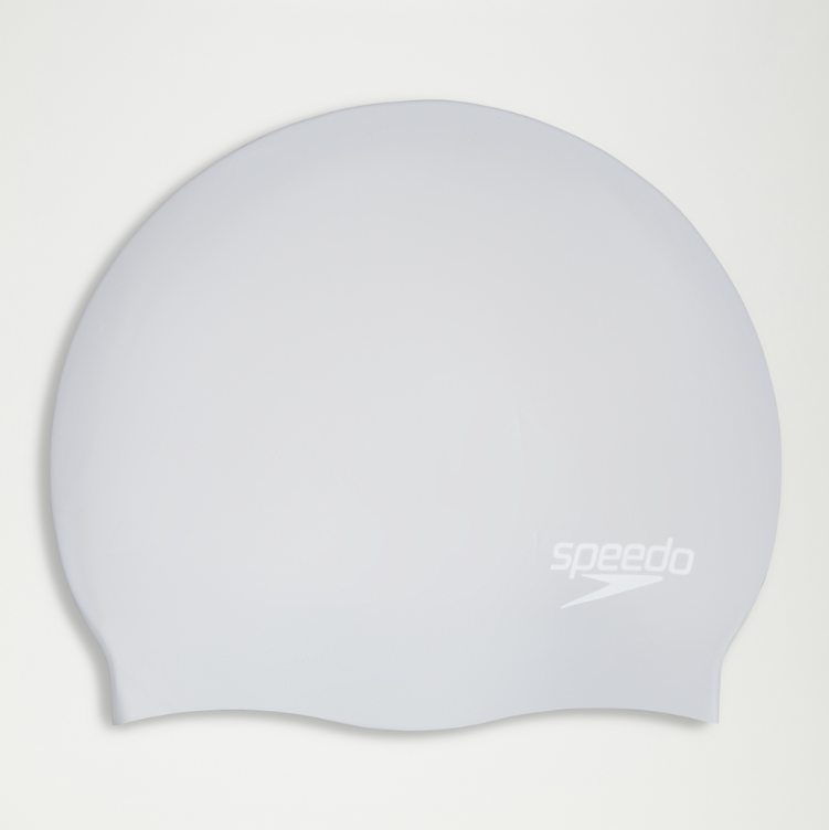 Long Hair Silicone Cap (Silver)