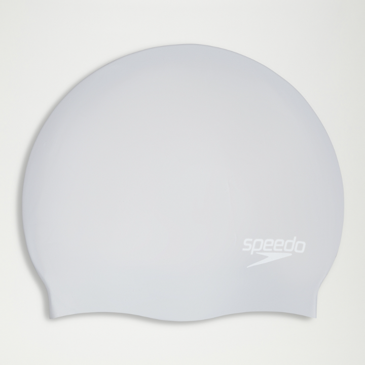 Long Hair Silicone Cap (Silver)