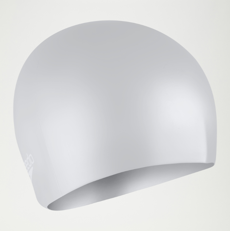 Long Hair Silicone Cap (Silver)