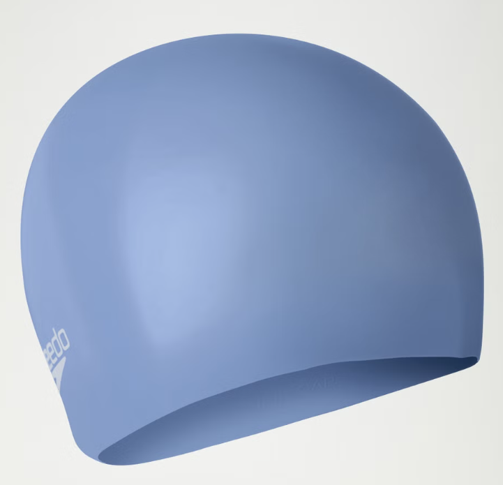 Long Hair Silicone Cap (Blue/Purple)