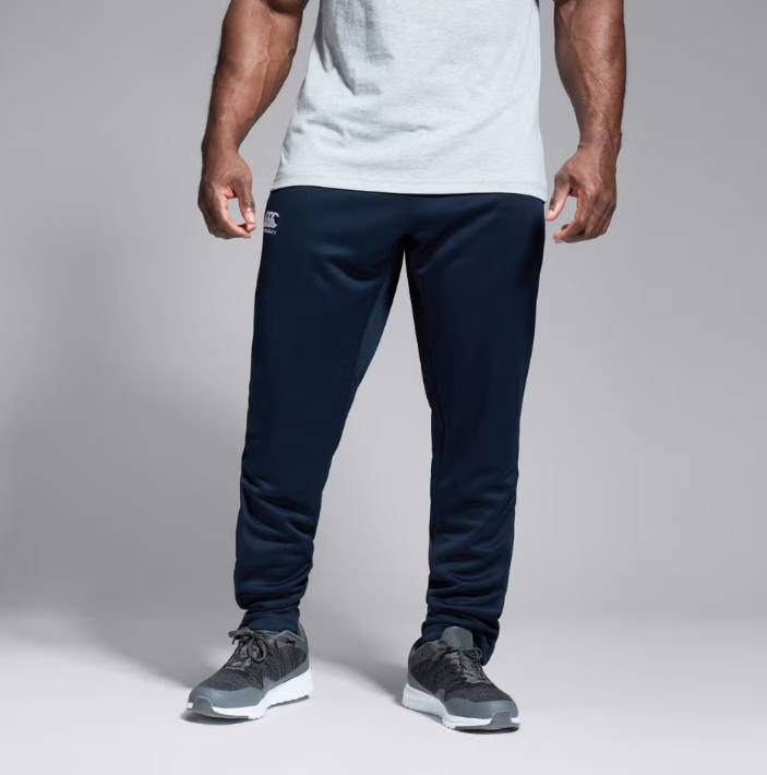 Mens Strech Tapered Polyknit Pant (Navy)