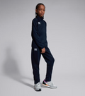 Junior Unisex Stretch Tapered Polyknit Pant (Navy)