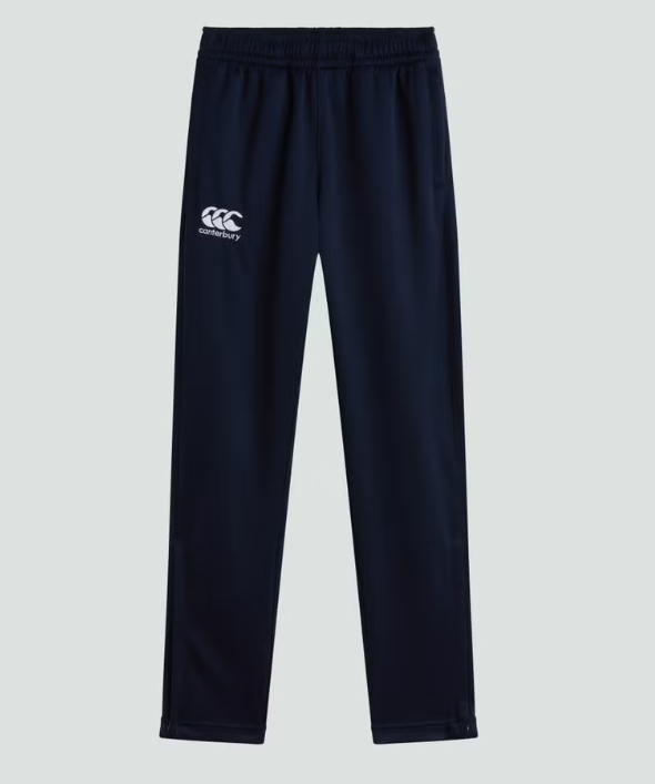 Junior Unisex Stretch Tapered Polyknit Pant (Navy)