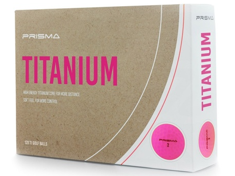 Prisma Titanium Golf Balls (Pink)