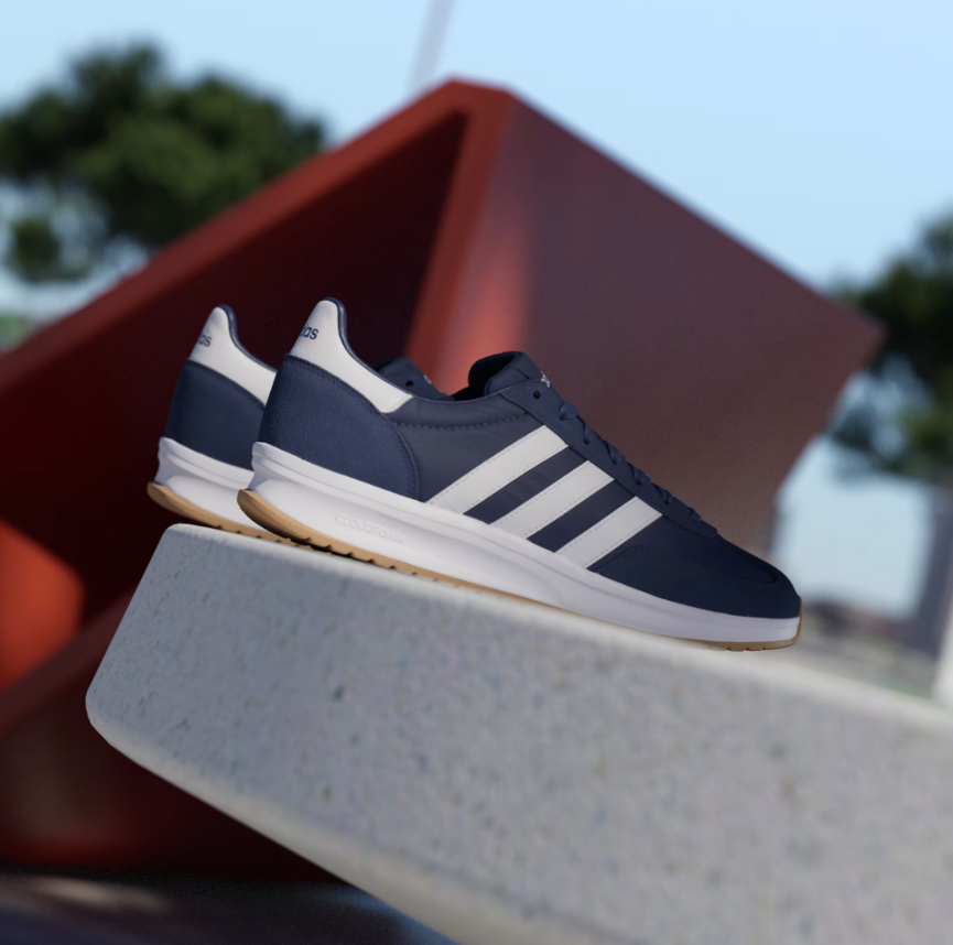 Mens Run 70s 2.0  (Dark Blue/Cloud White)