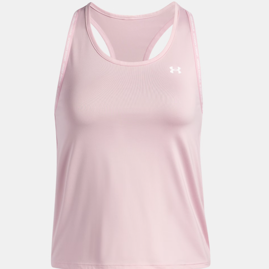 Womens Tech Knockout Tank Top (Prime Pink/White)
