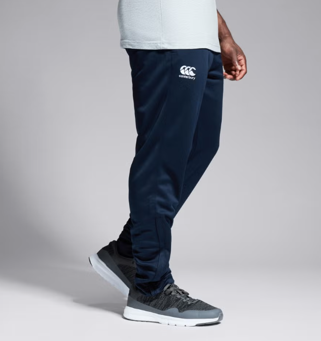 Mens Strech Tapered Polyknit Pant (Navy)