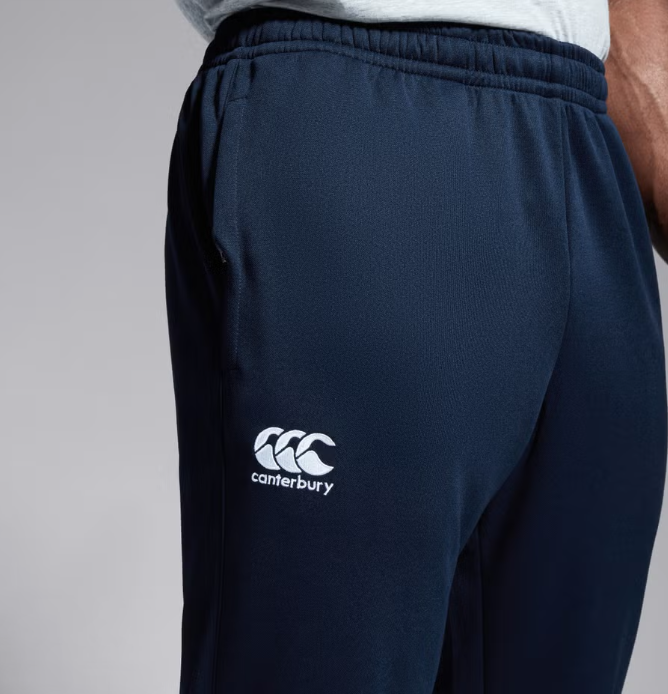 Mens Strech Tapered Polyknit Pant (Navy)
