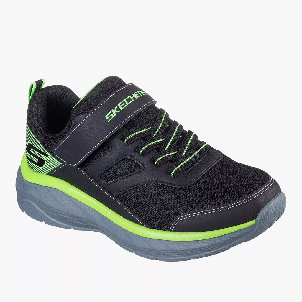 Junior Boundless Trainers (Black/Lime)