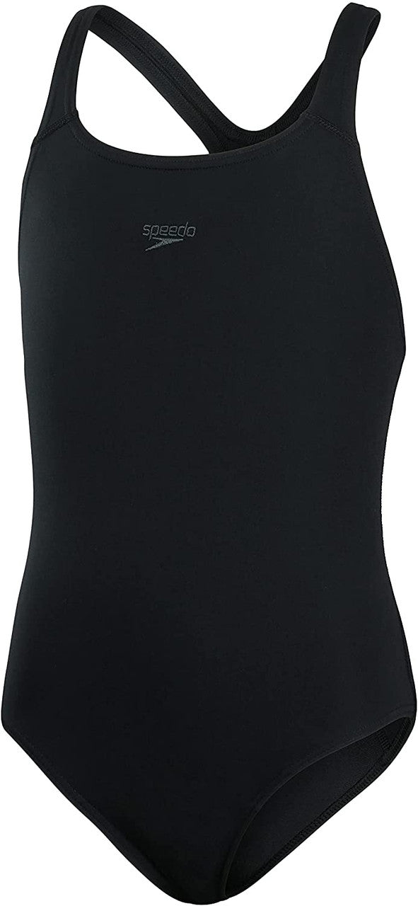 Girls Eco Endurance+ Medalist Swimsuit (Black)