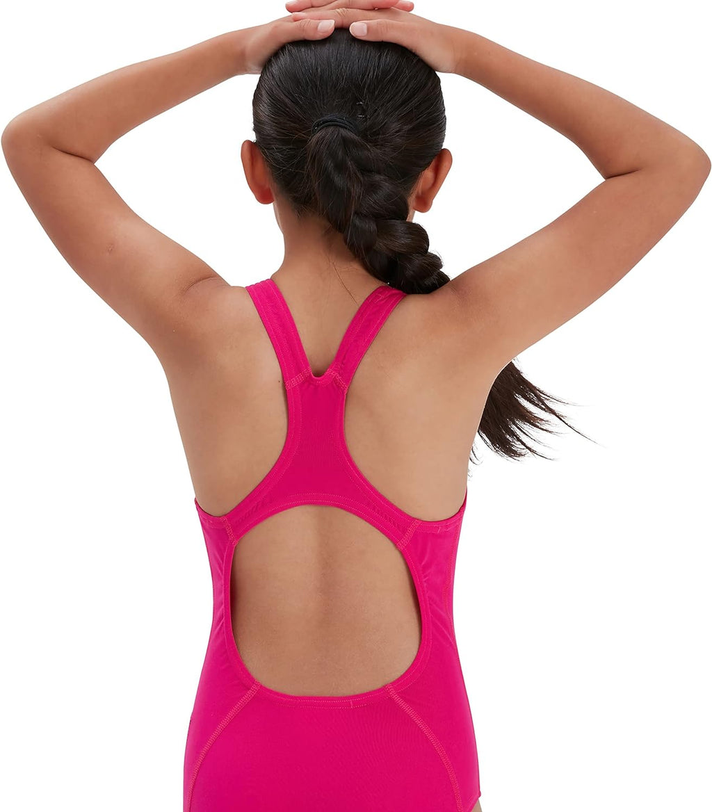 Girls Eco Endurance+ Medalist Swimsuit (Pink)