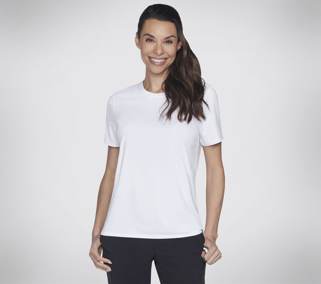 Womens GoDri Swift Tee (White)