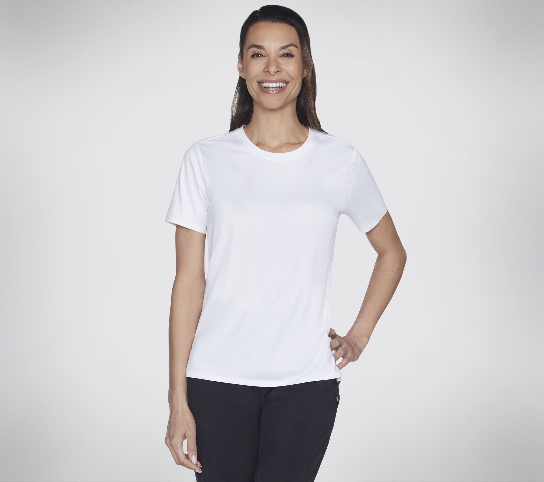 Womens GoDri Swift Tee (White)