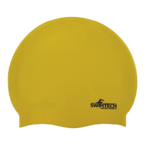 Silicone Swim Cap (Yellow)