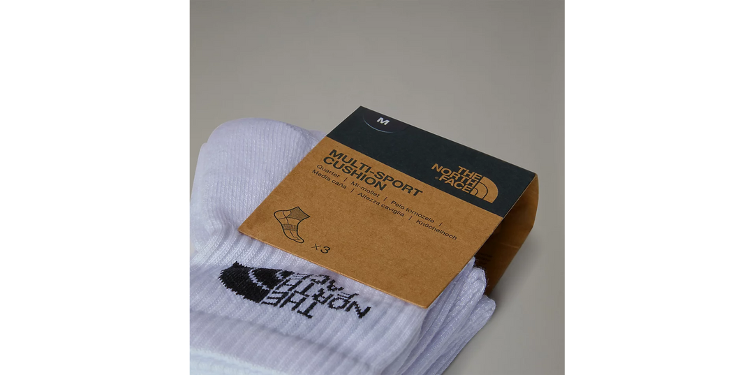 Multi Sport Cushion Quarter Socks (White)