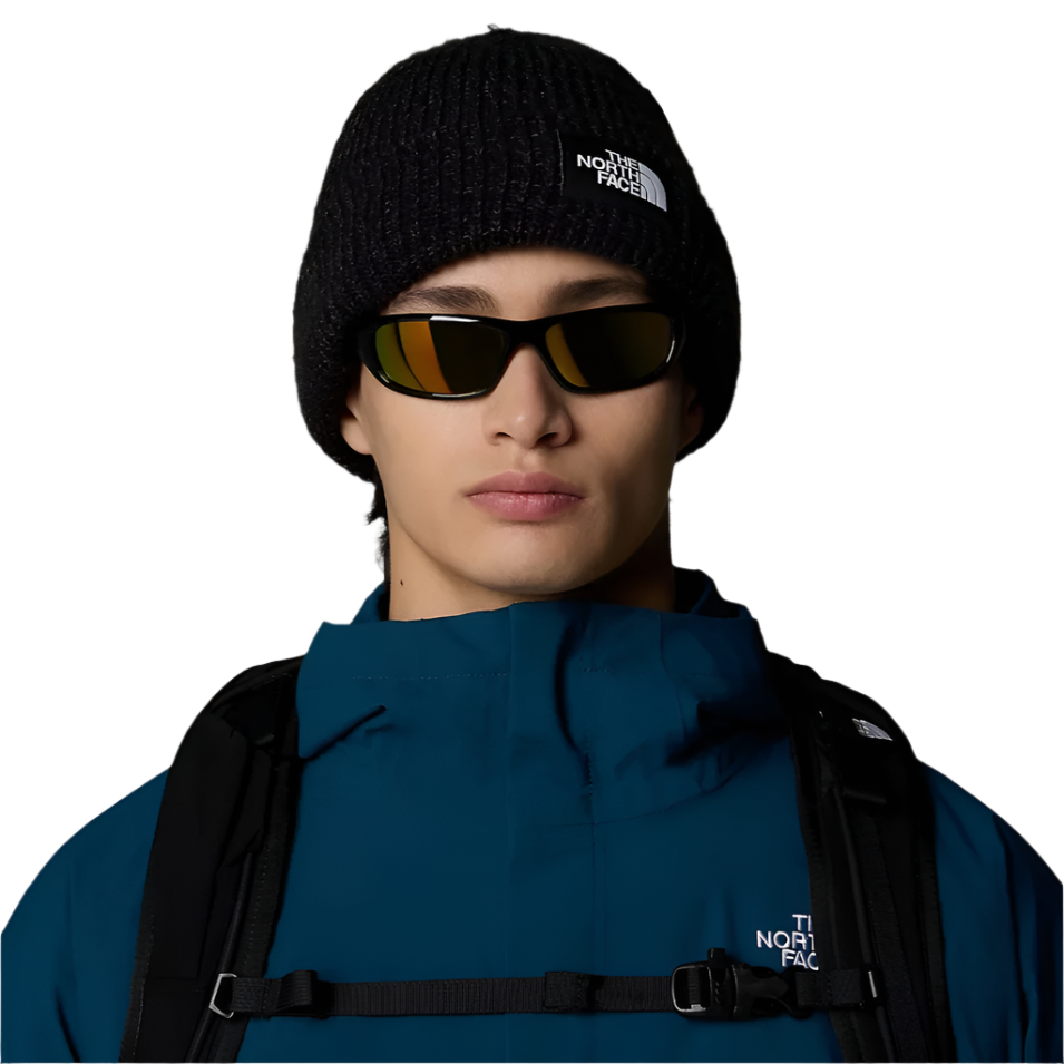 Salty Lined Beanie (Black)