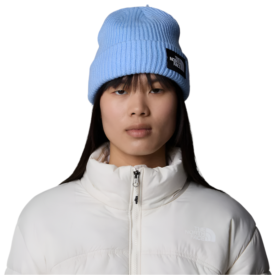 Salty Lined Beanie (Cornflower Blue)