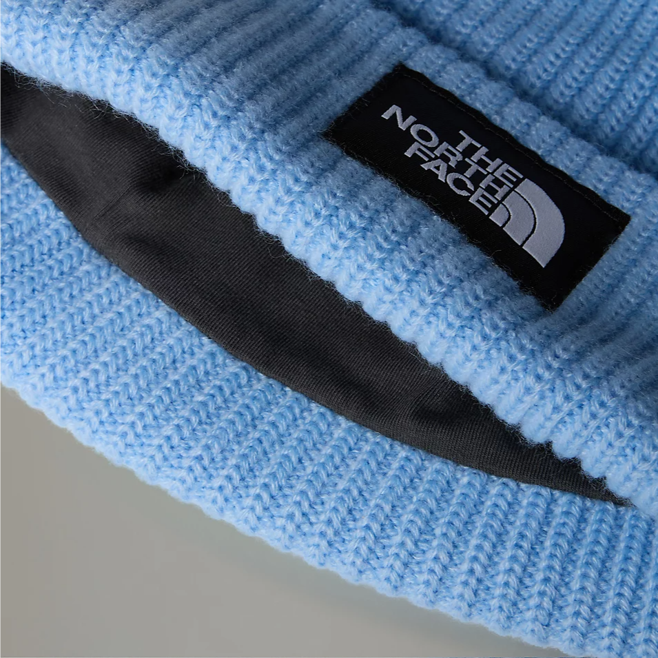 Salty Lined Beanie (Cornflower Blue)