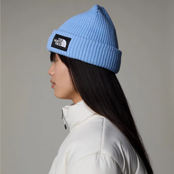 Salty Lined Beanie (Cornflower Blue)