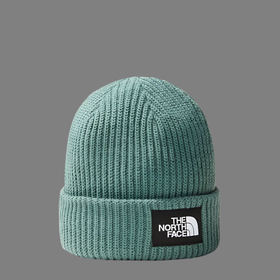 Salty Lined Beanie (Dark Sage)