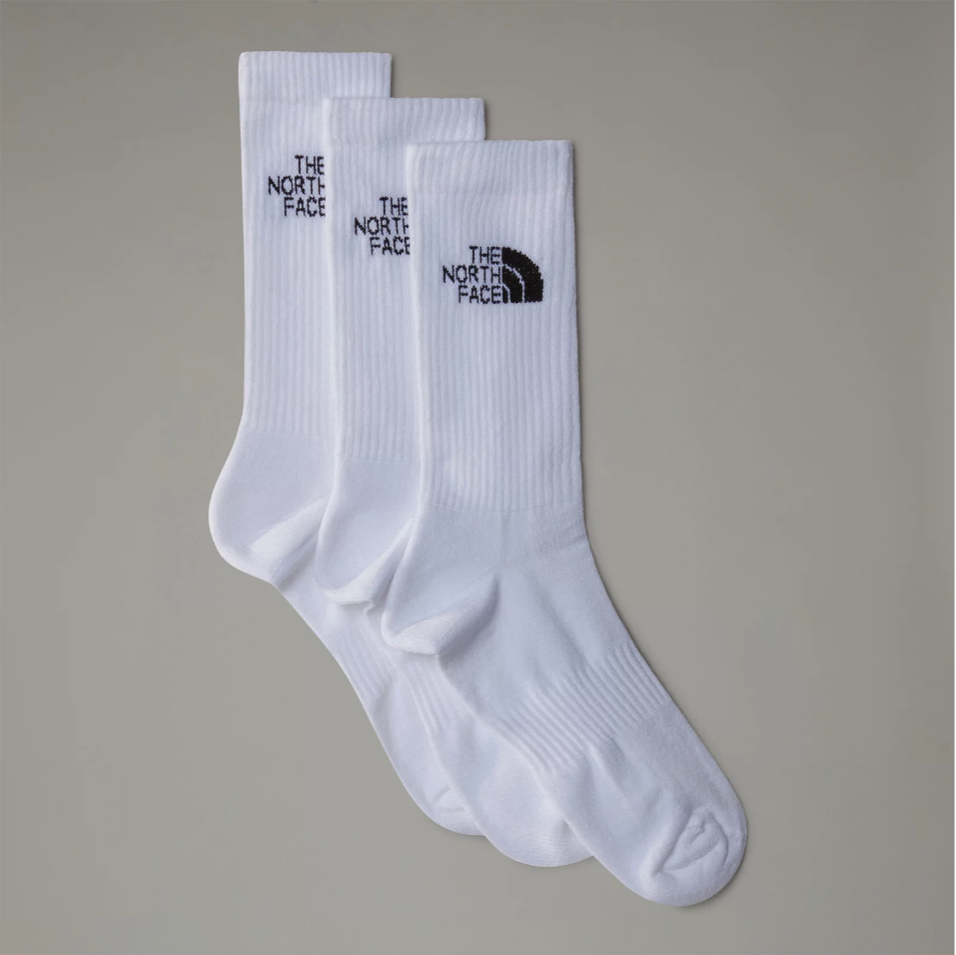 Multi Sport Cushion Crew Socks (White)